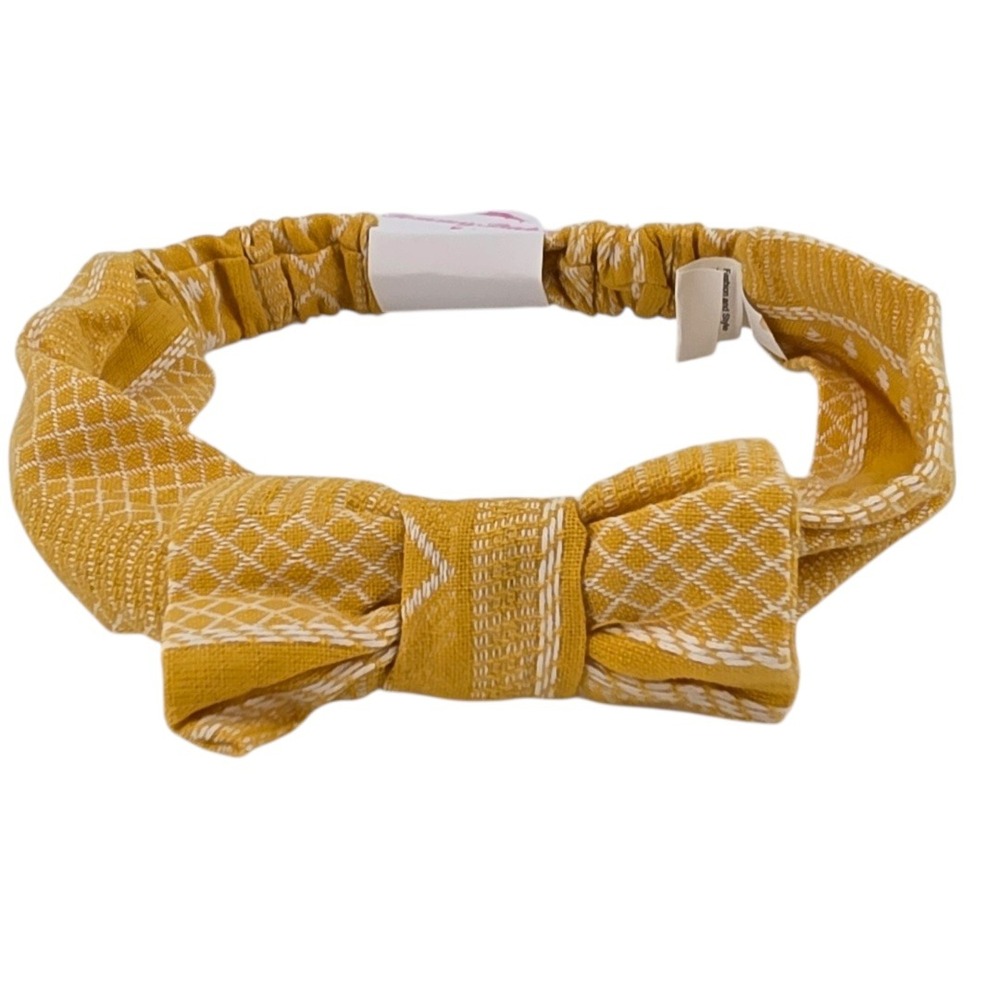 Tommy Bahama Girls 18M Yellow Bow‎ Headband NWT